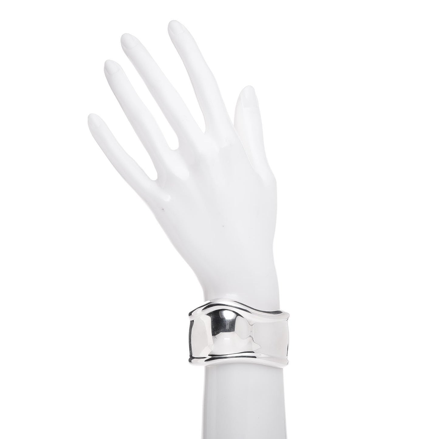 Sterling Silver Medium Elsa Peretti Left Wrist Bone Cuff Bracelet