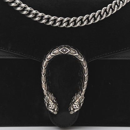 Gucci Suede Small Dionysus Shoulder Bag Black 7 of 11