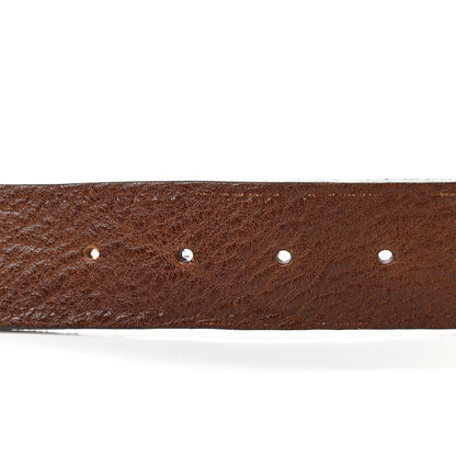 Gucci Calfskin G Belt 85 34 Brown 5 of 5
