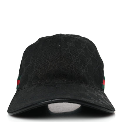 Gucci Monogram Web Baseball Hat L Black 2 of 8