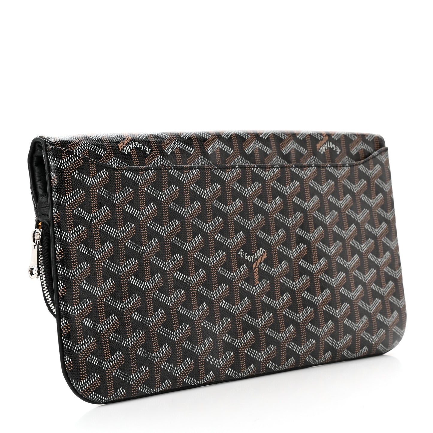Goyardine Sainte Marie Soft Clutch Black