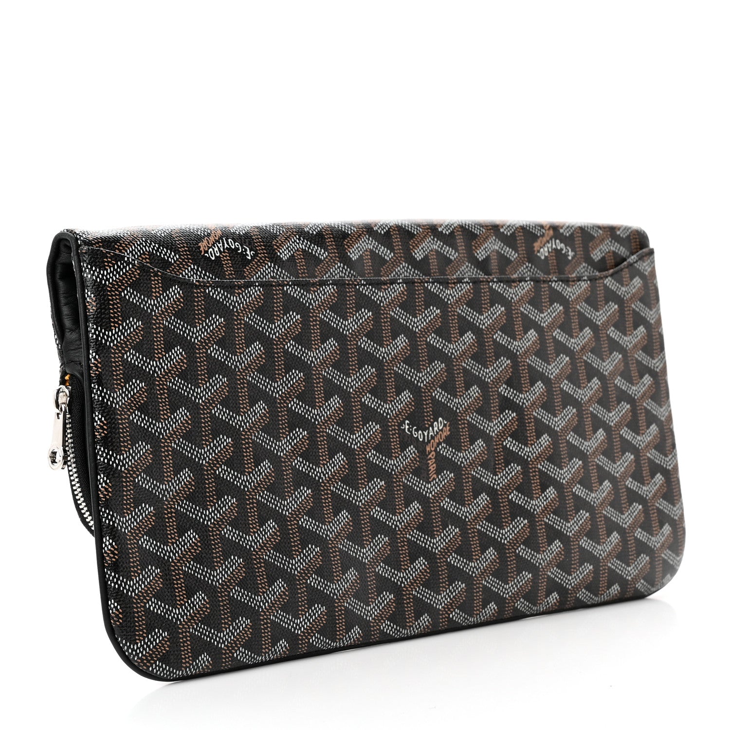 Goyard Goyardine Sainte Marie Soft Clutch Black 3 of 12