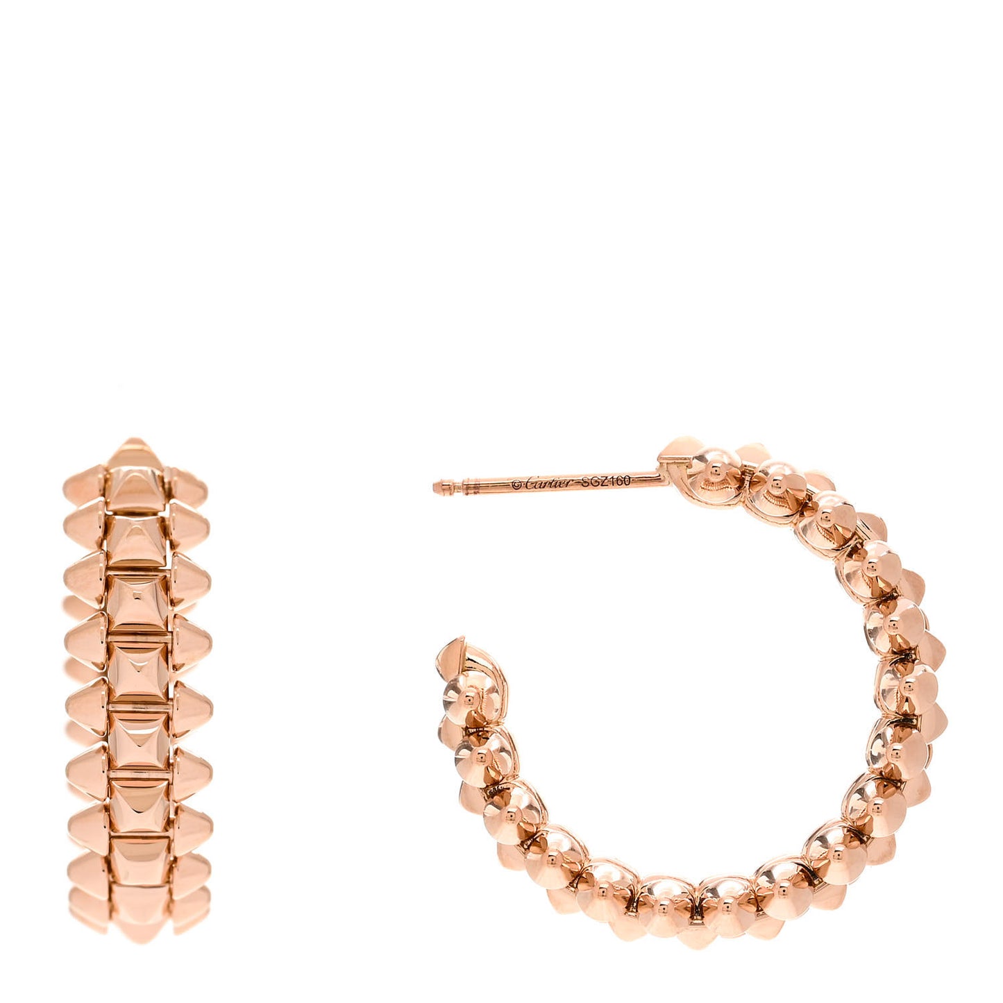 18K Pink Gold Small Clash de Cartier Earrings