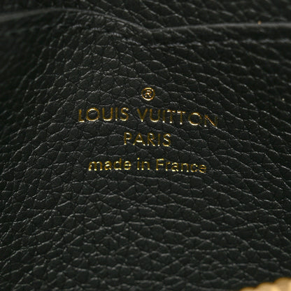 Louis Vuitton Empreinte Monogram Giant Zippy Coin Purse Black Beige 6 of 9