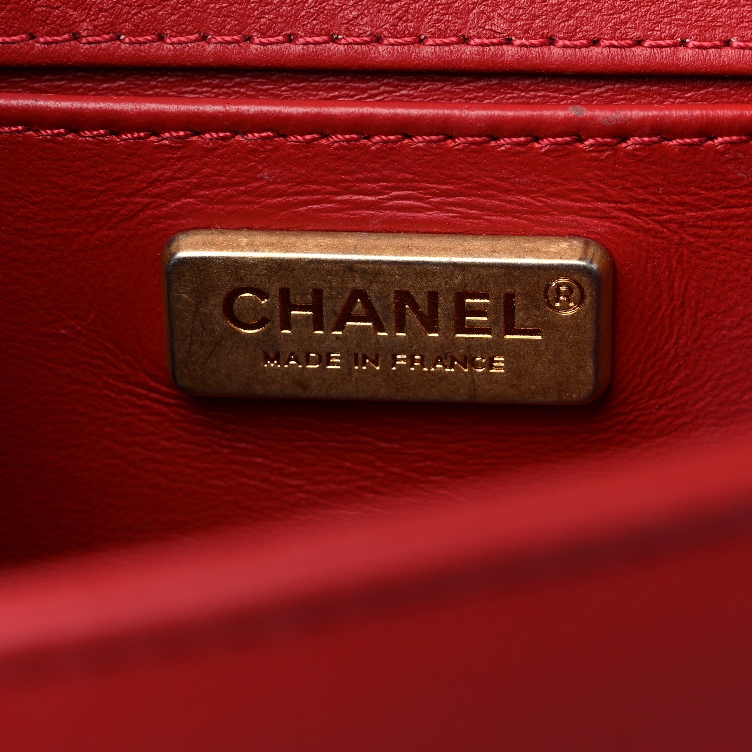 Chanel Orylag Rabbit Fur Calfskin Small Boy Flap Red 6 of 19