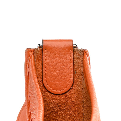 Hermes Taurillon Clemence Evelyne III PM Orange 17 of 17