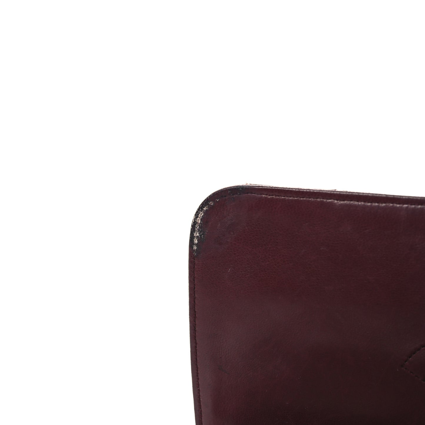 Lambskin Quilted Small Single Flap Bordeaux