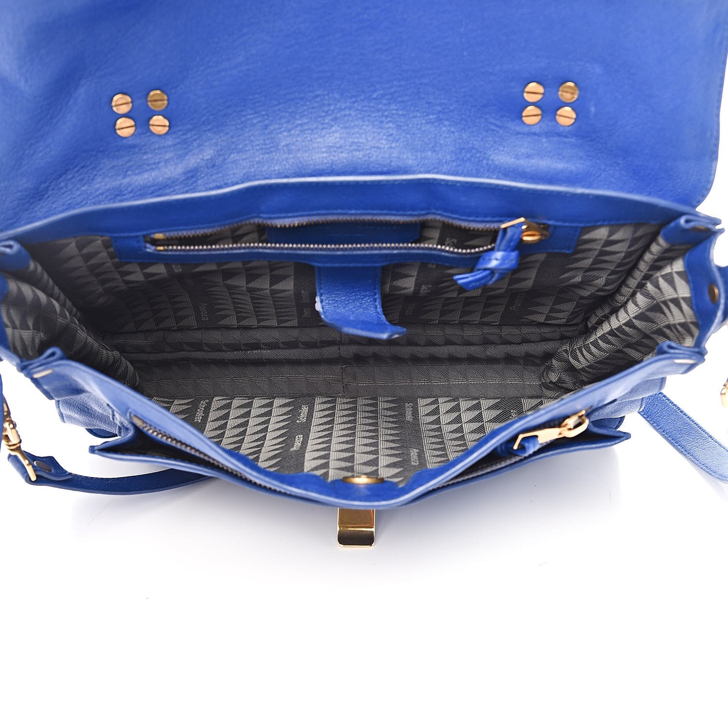 Lambskin Medium PS1 Satchel Royal Blue