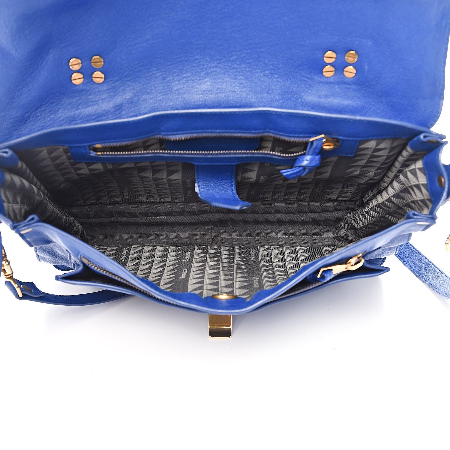 Proenza Schouler Lambskin Medium PS1 Satchel Royal Blue 5 of 15