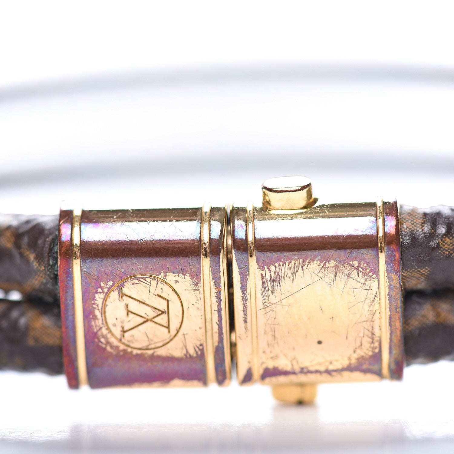 Louis Vuitton Monogram Keep It Twice Bracelet 19 5 of 5