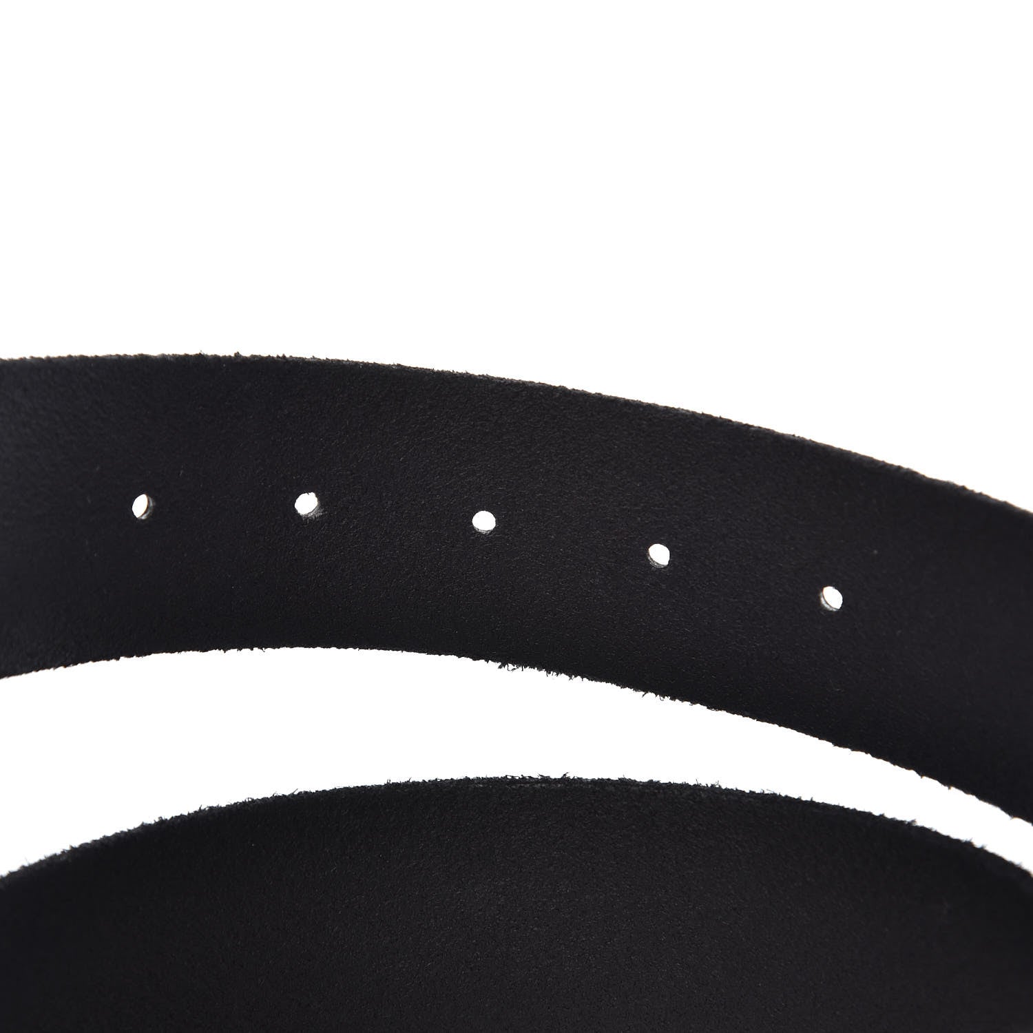 Gucci Faded Calfskin Double G 40mm Belt 85 34 Black 4 of 7