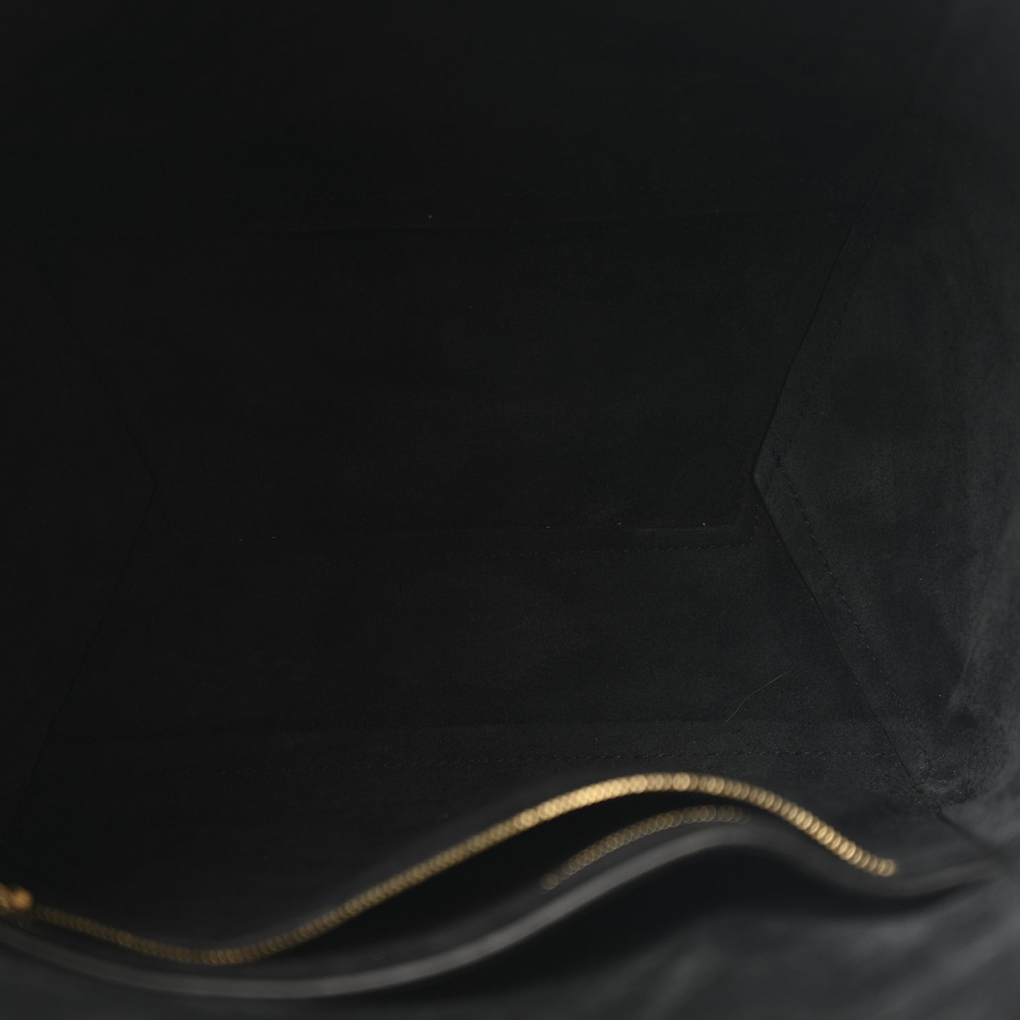 Soft Grained Calfskin Sangle Bucket Bag Black