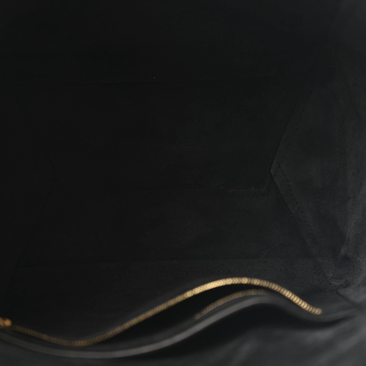 Celine Soft Grained Calfskin Sangle Bucket Bag Black 5 of 12