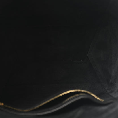 Celine Soft Grained Calfskin Sangle Bucket Bag Black 5 of 12