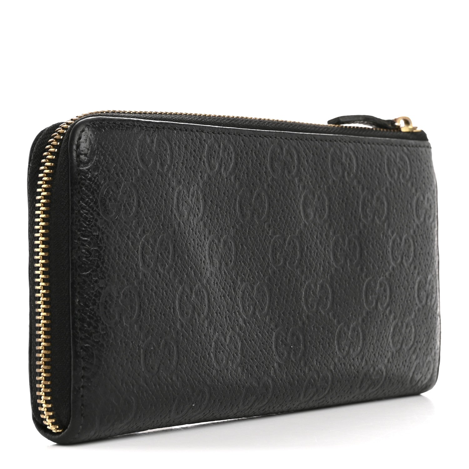 Gucci Guccissima Donna Long Wallet Black 3 of 9