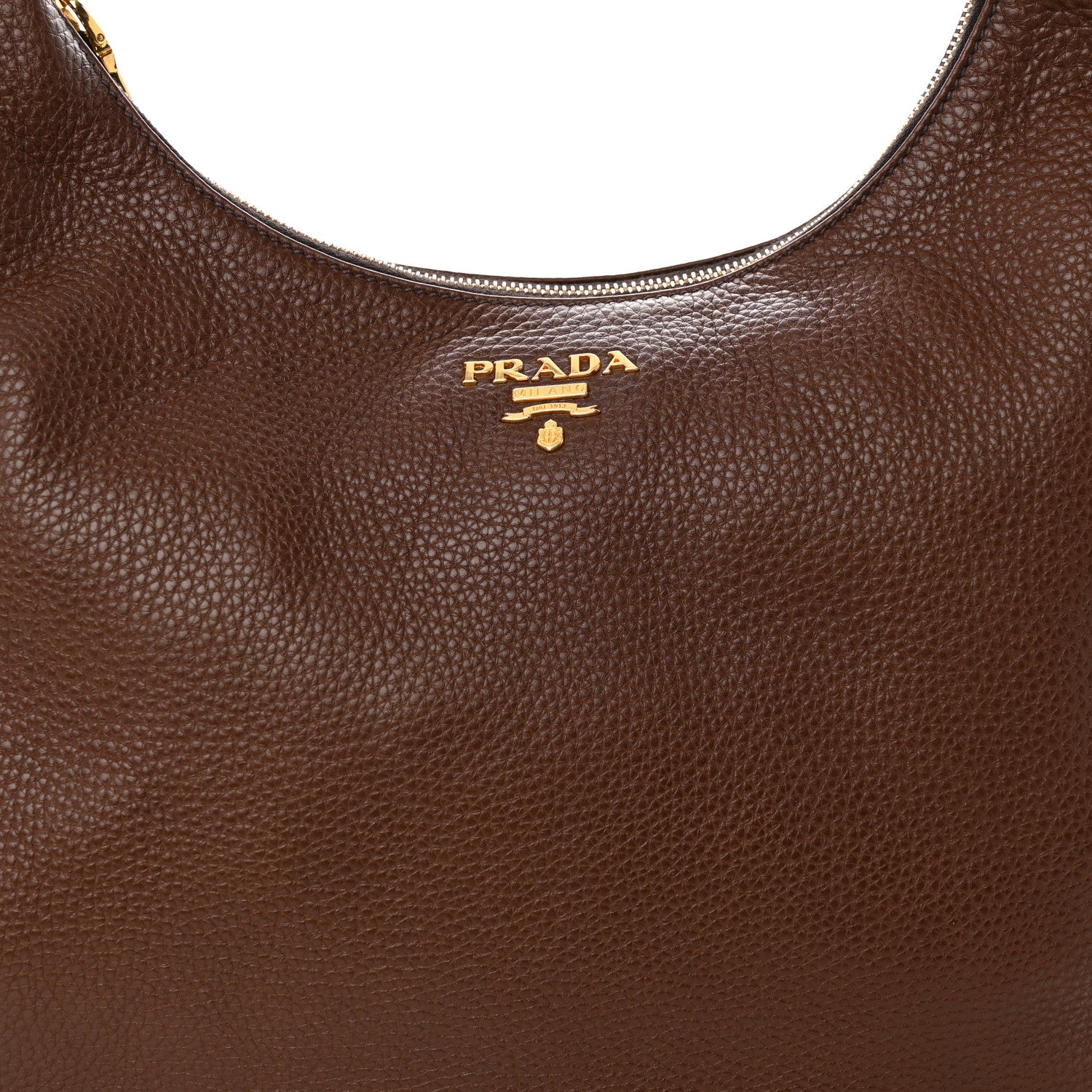 Prada Vitello Daino Hobo Bruciato 5 of 12