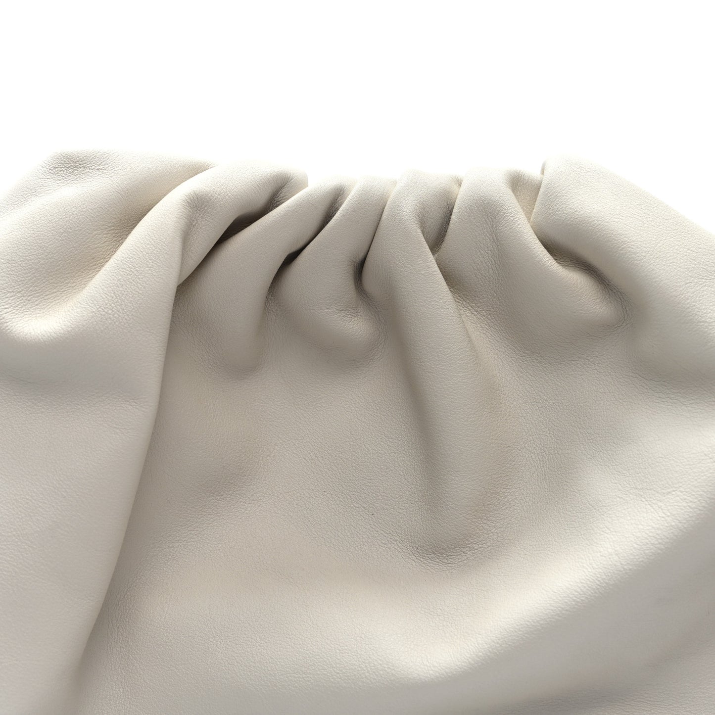 Smooth Butter Calf The Pouch Oversized Clutch Plaster