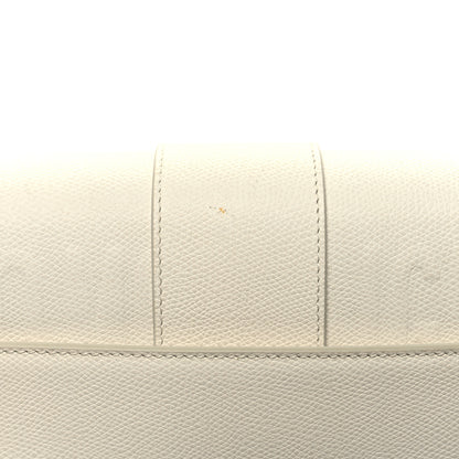 Christian Dior Grained Calfskin 30 Montaigne Chain Flap Bag White 12 of 13