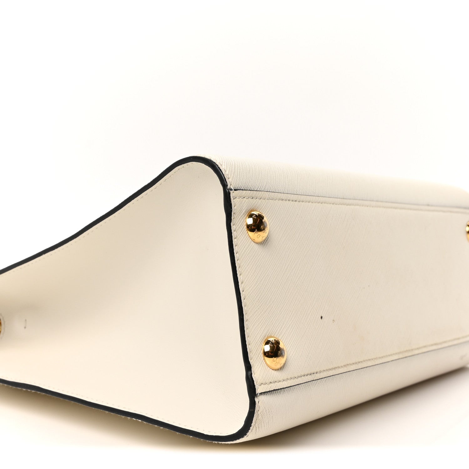 Prada Saffiano Soft Calfskin Large Tote White 9 of 10