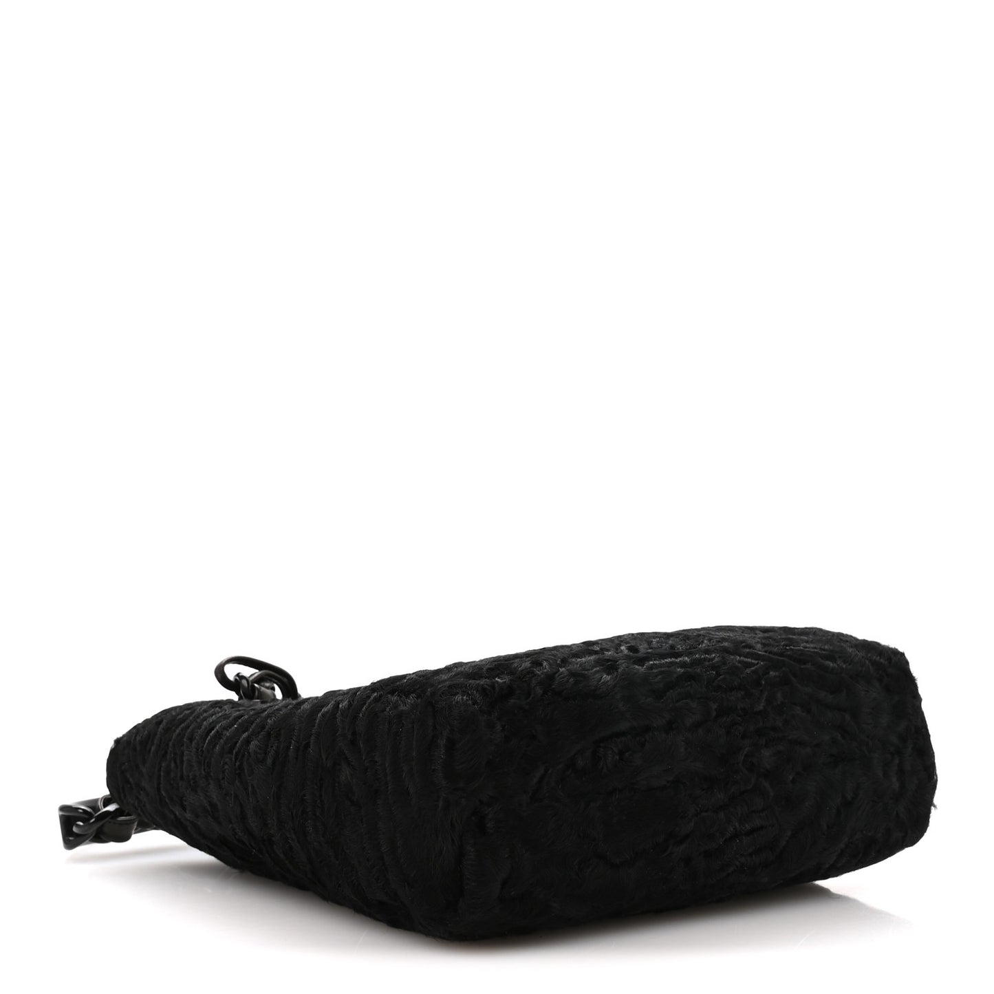 Persian Lamb Fur Tote Black