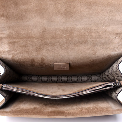 Gucci GG Supreme Monogram Medium Dionysus Shoulder Bag Taupe 4 of 5