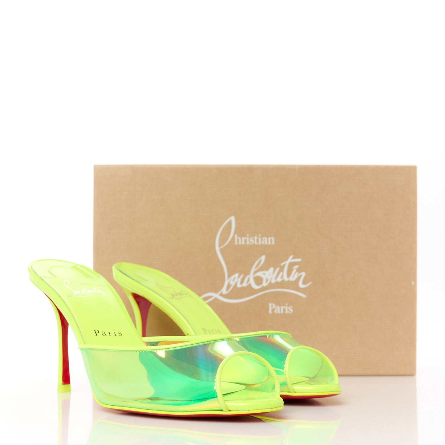 PVC Patent Me Dolly 85 Pumps 39 Fluo Yellow