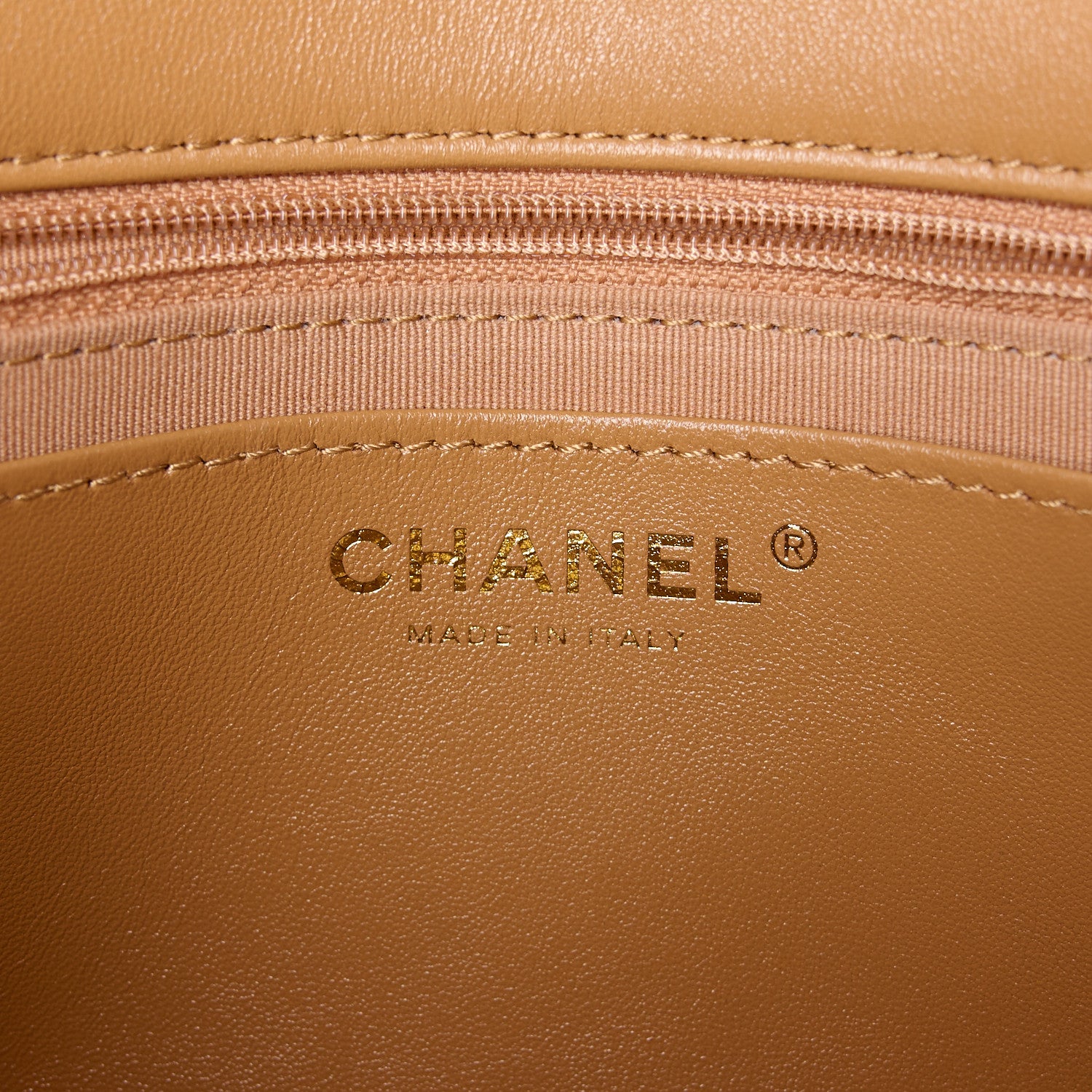 Chanel Lambskin Quilted Large CC Funky Town Flap Beige 6 of 12