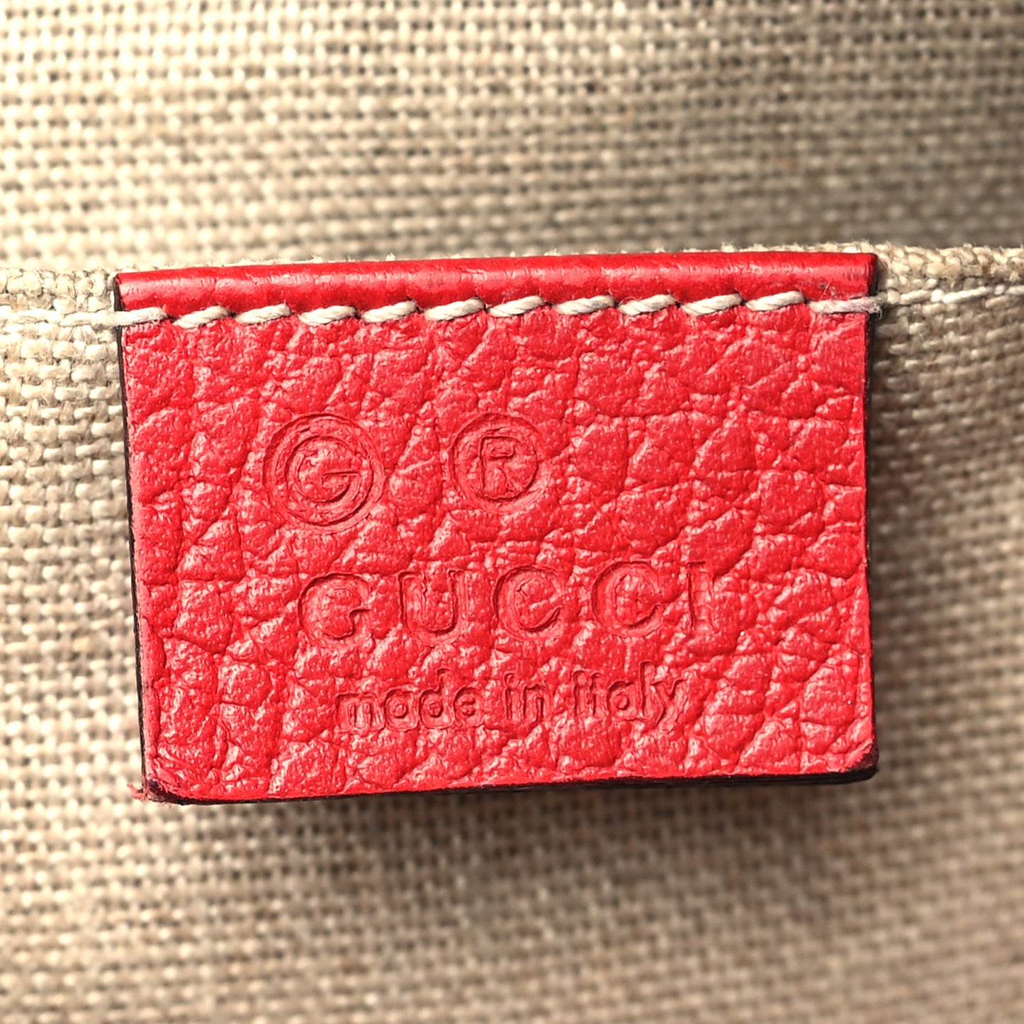 Monogram Mini Bree Messenger Bag Red