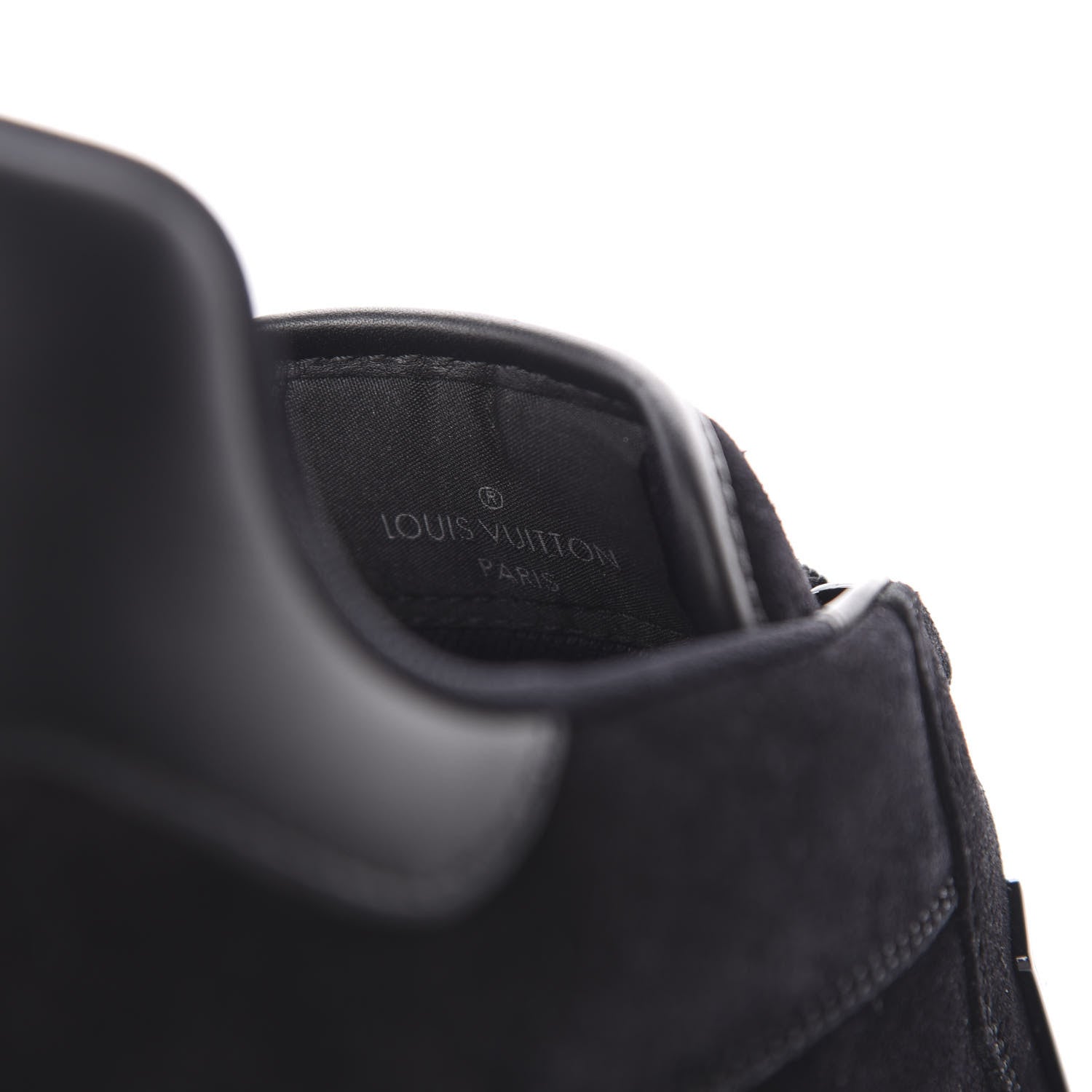 Louis Vuitton Suede Uniform Sneakers 9.5 Black 10 of 10