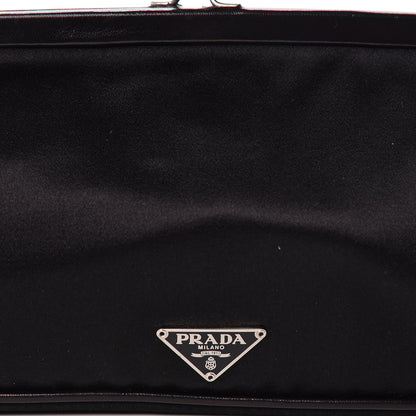 Prada Satin Kisslock Clutch Black 8 of 10
