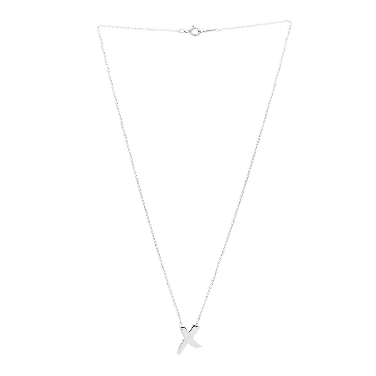Sterling Silver Paloma Picasso Graffiti X Pendant Necklace