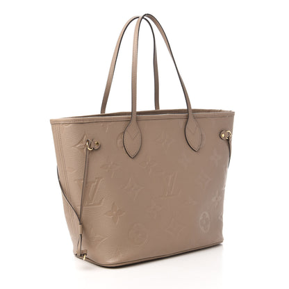 Louis Vuitton Empreinte Monogram Giant Neverfull MM Tourterelle 3 of 9