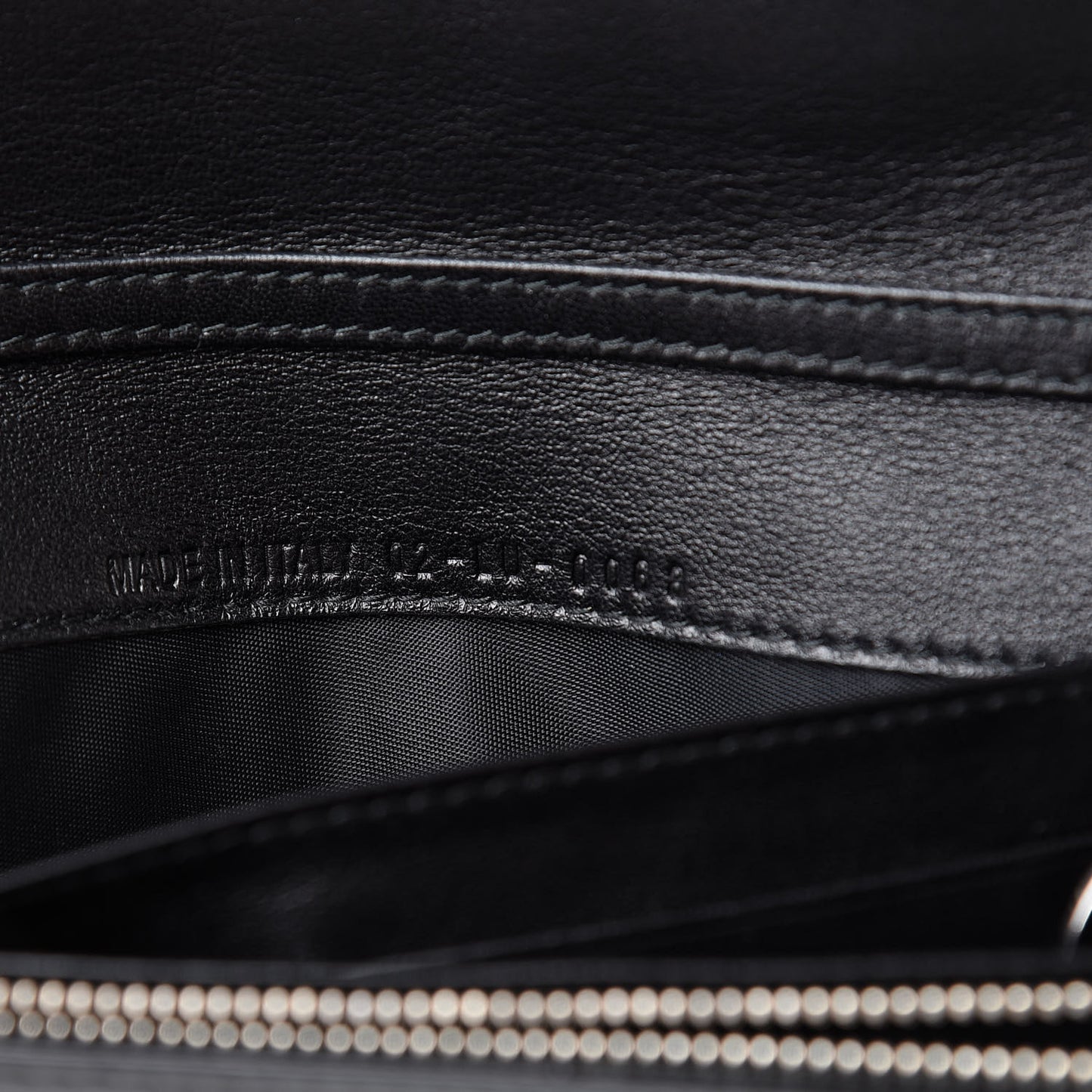 Patent Cannage Rendez-vous Chain Wallet Black