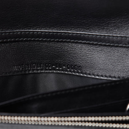 Christian Dior Patent Cannage Rendez-vous Chain Wallet Black 7 of 7