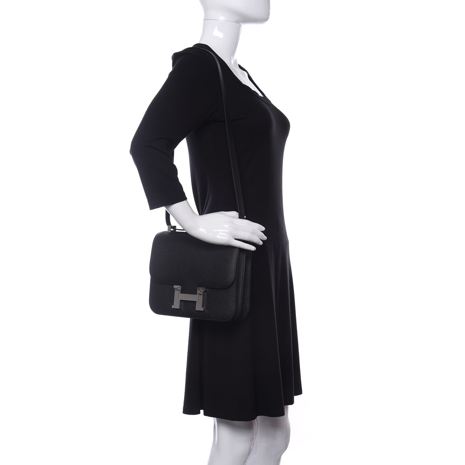 Hermes Epsom Constance 24 Black 2 of 11