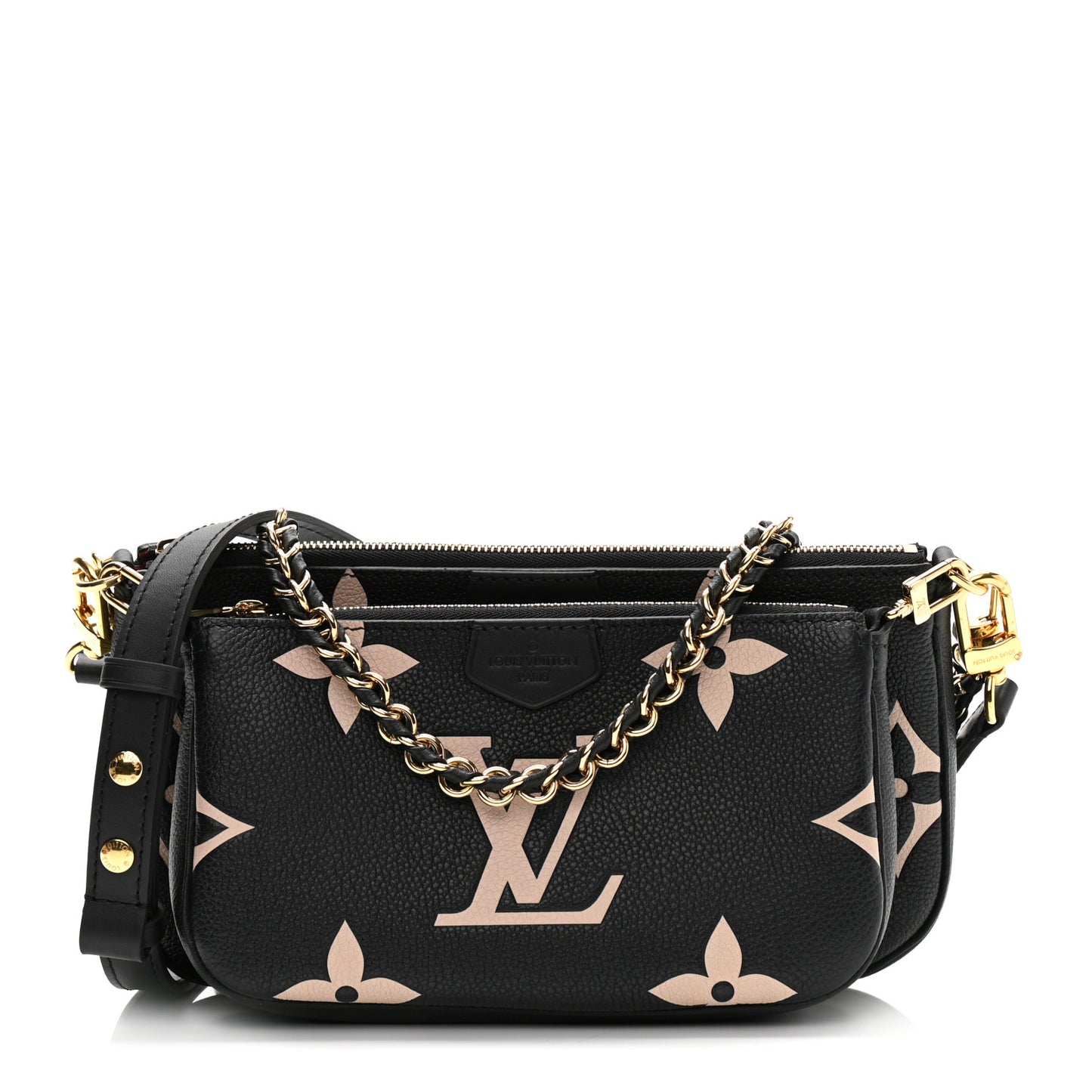 Empreinte Monogram Giant Multi Pochette Accessories Black Beige