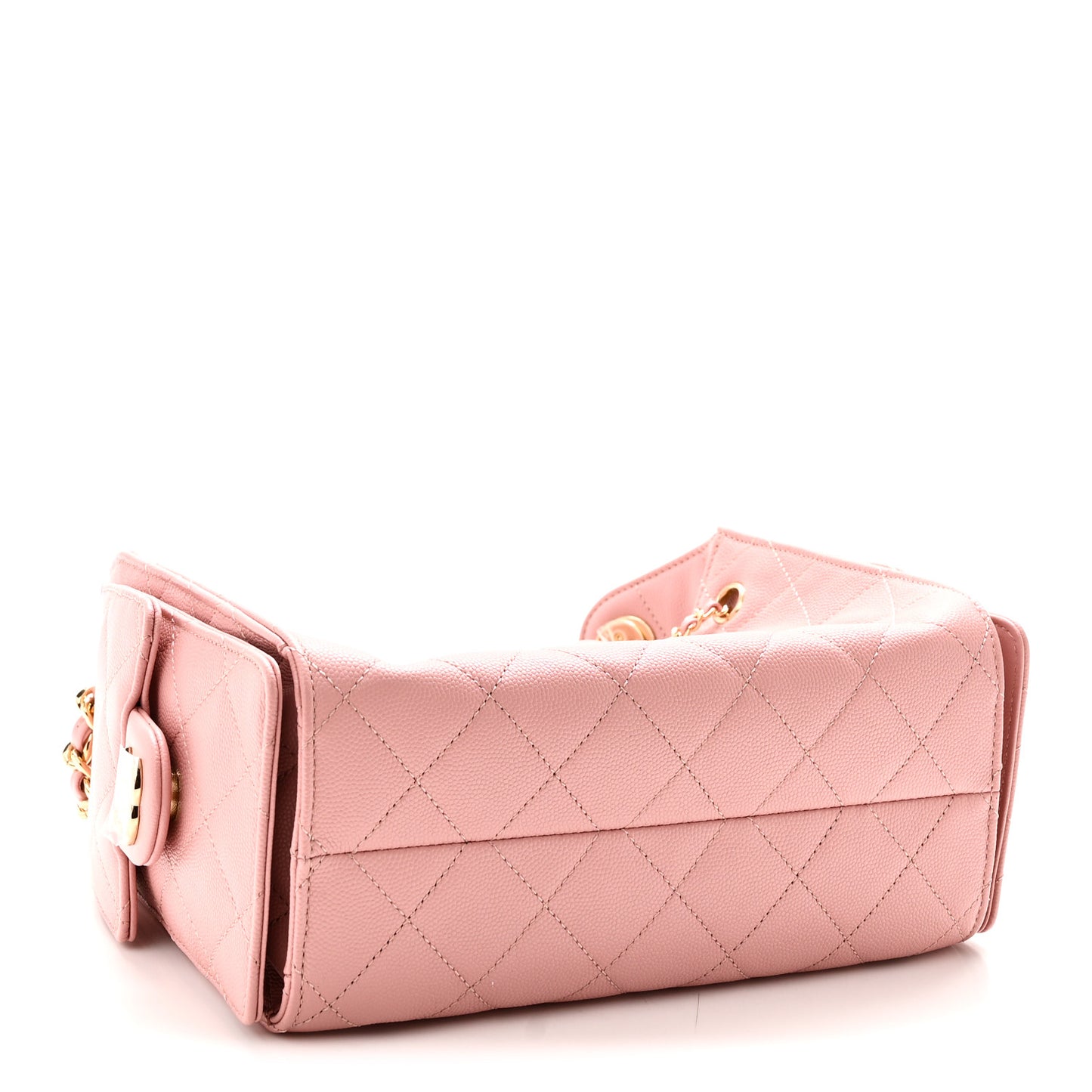 Caviar Quilted Mini Chanel 25 Handbag Rose