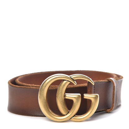 Gucci Faded Calfskin Double G 40mm Belt 85 34 Cuir 1 of 7