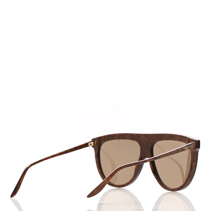 Gucci Aviator Crystal Brow Sunglasses GG0732S Havana Brown 4 of 10