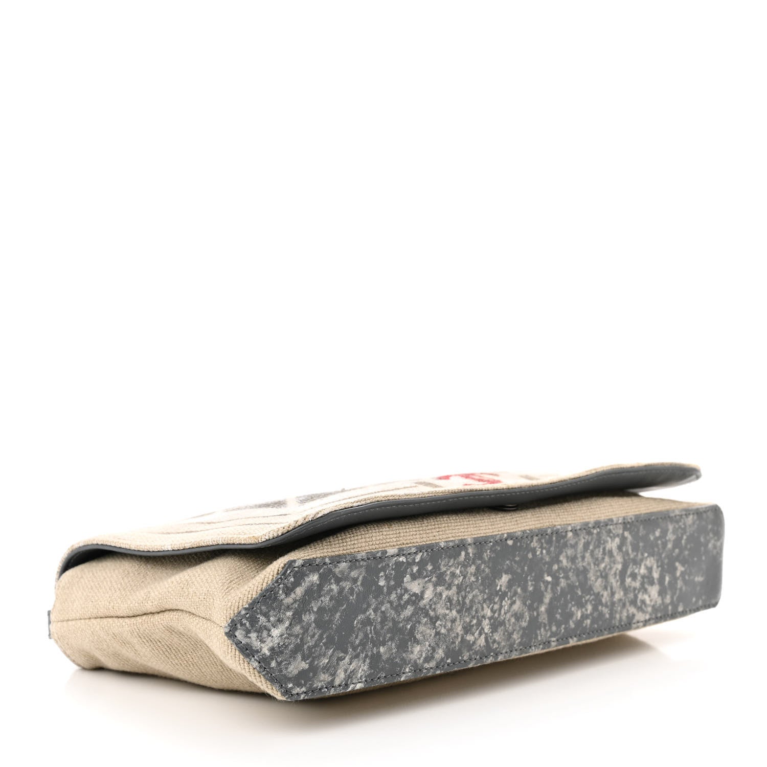 Chanel Canvas Tromp L’Oeil Graffiti Oh My Boy Flap Beige 4 of 10