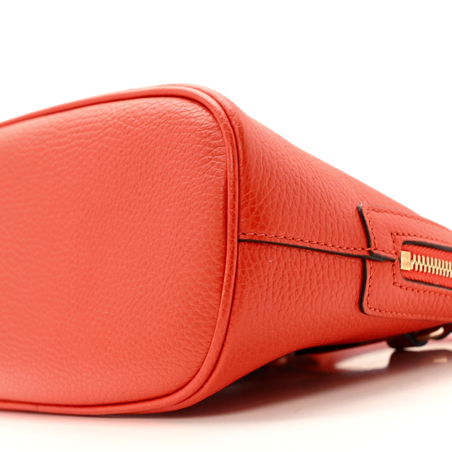 Gucci Dollar Calfskin Small GG Charm Dome Bag Orange 10 of 10