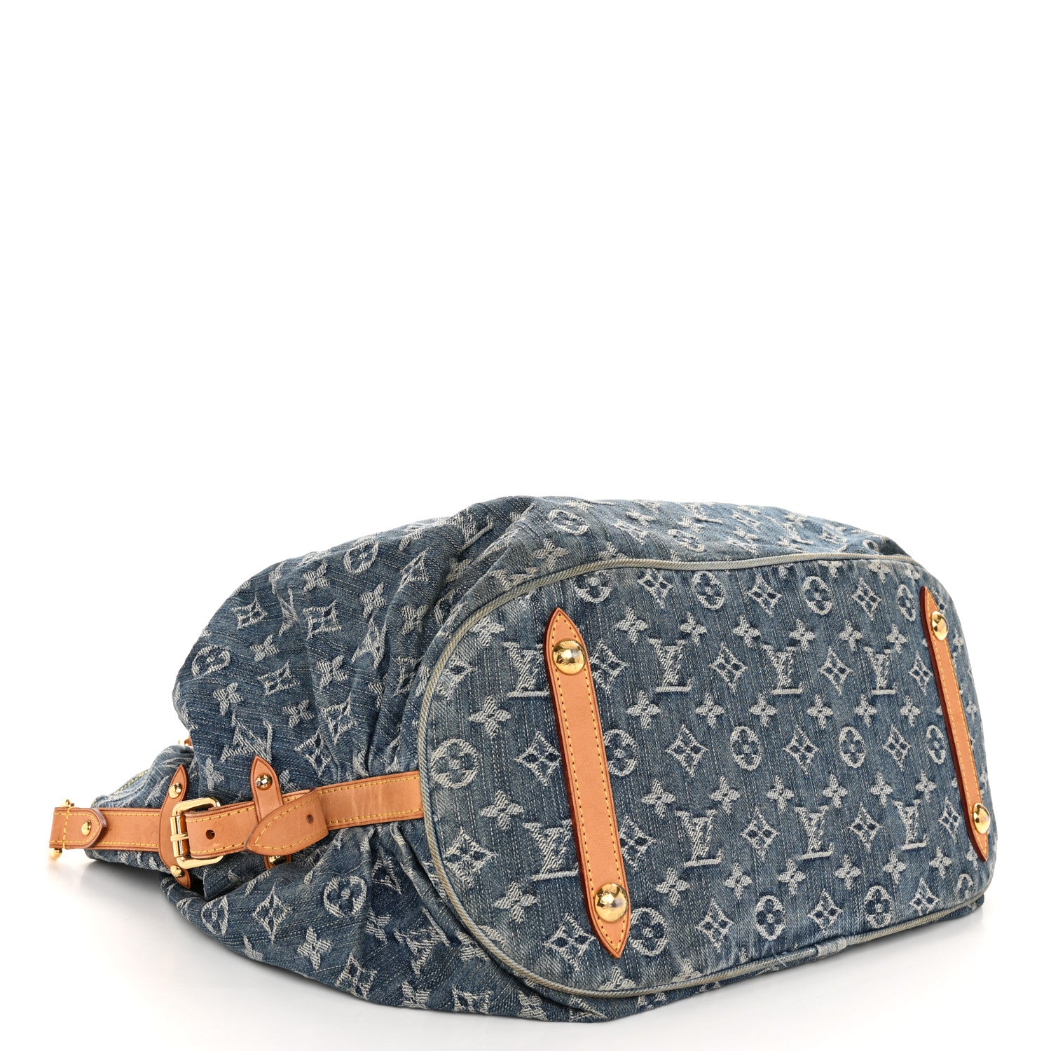 Louis Vuitton Denim Mahina XL Blue 4 of 12
