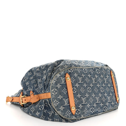 Louis Vuitton Denim Mahina XL Blue 4 of 12