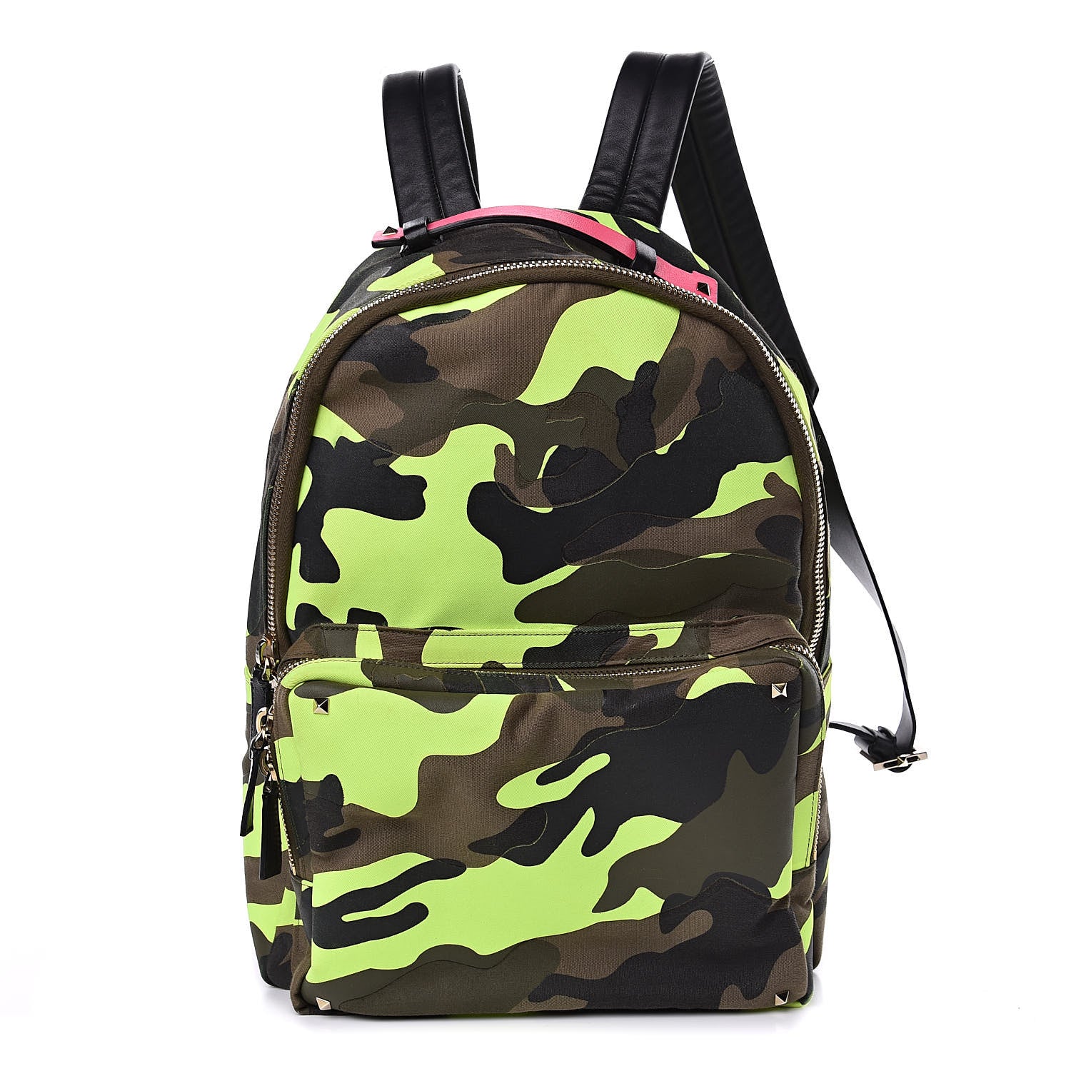 Valentino Garavani Camouflage Backpack Green Fluo 1 of 11