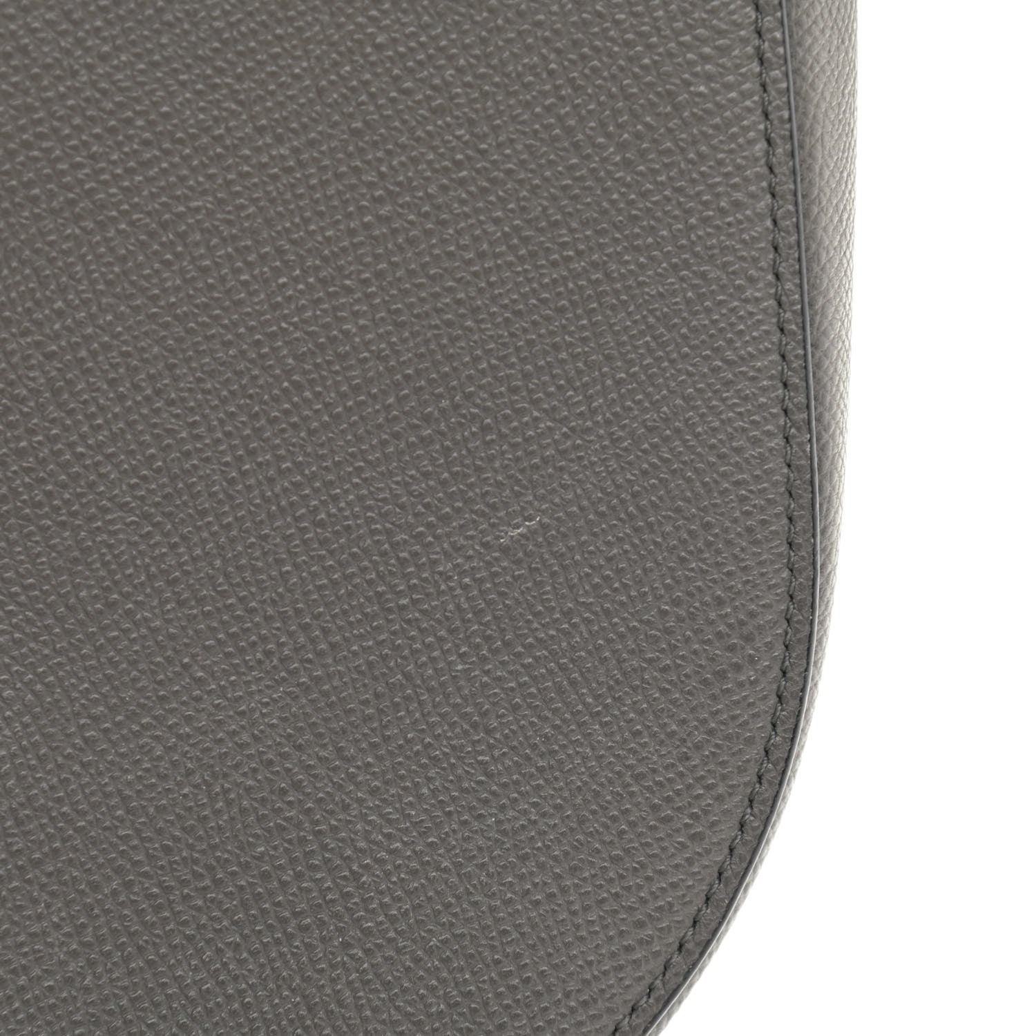 Celine Grained Calfskin Medium Trotteur Grey 11 of 11