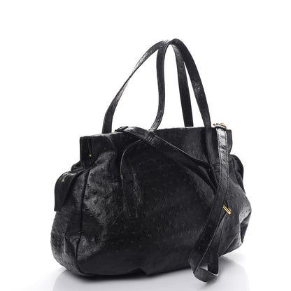 Marc Jacobs MARC by Ostrich Ozzie Nova Satchel Black 3 of 8