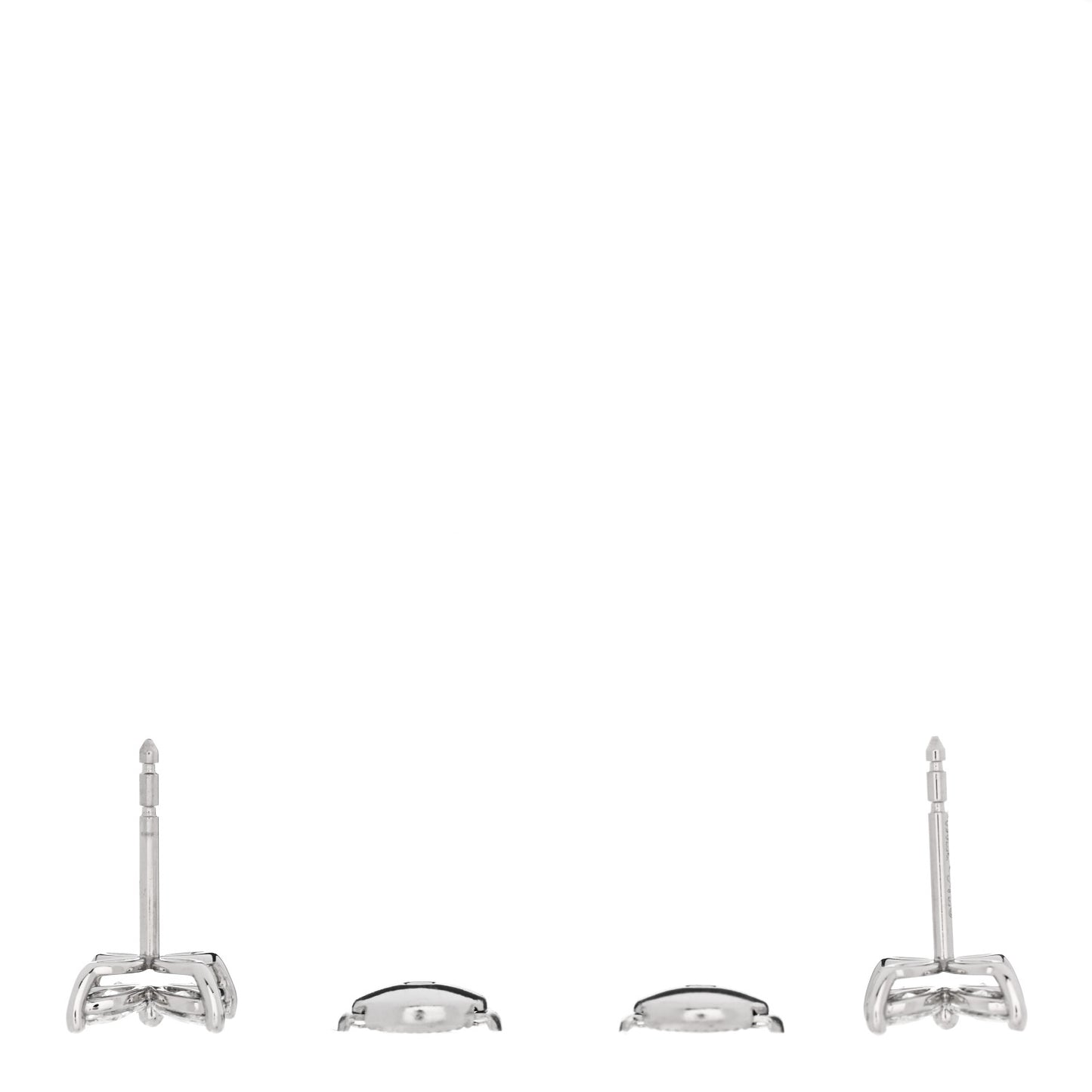 Platinum Diamond .92ct Medium Victoria Earrings