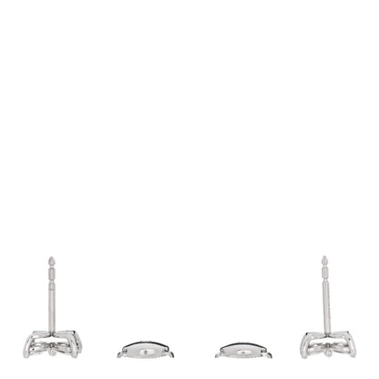Tiffany Platinum Diamond .92ct Medium Victoria Earrings 3 of 4