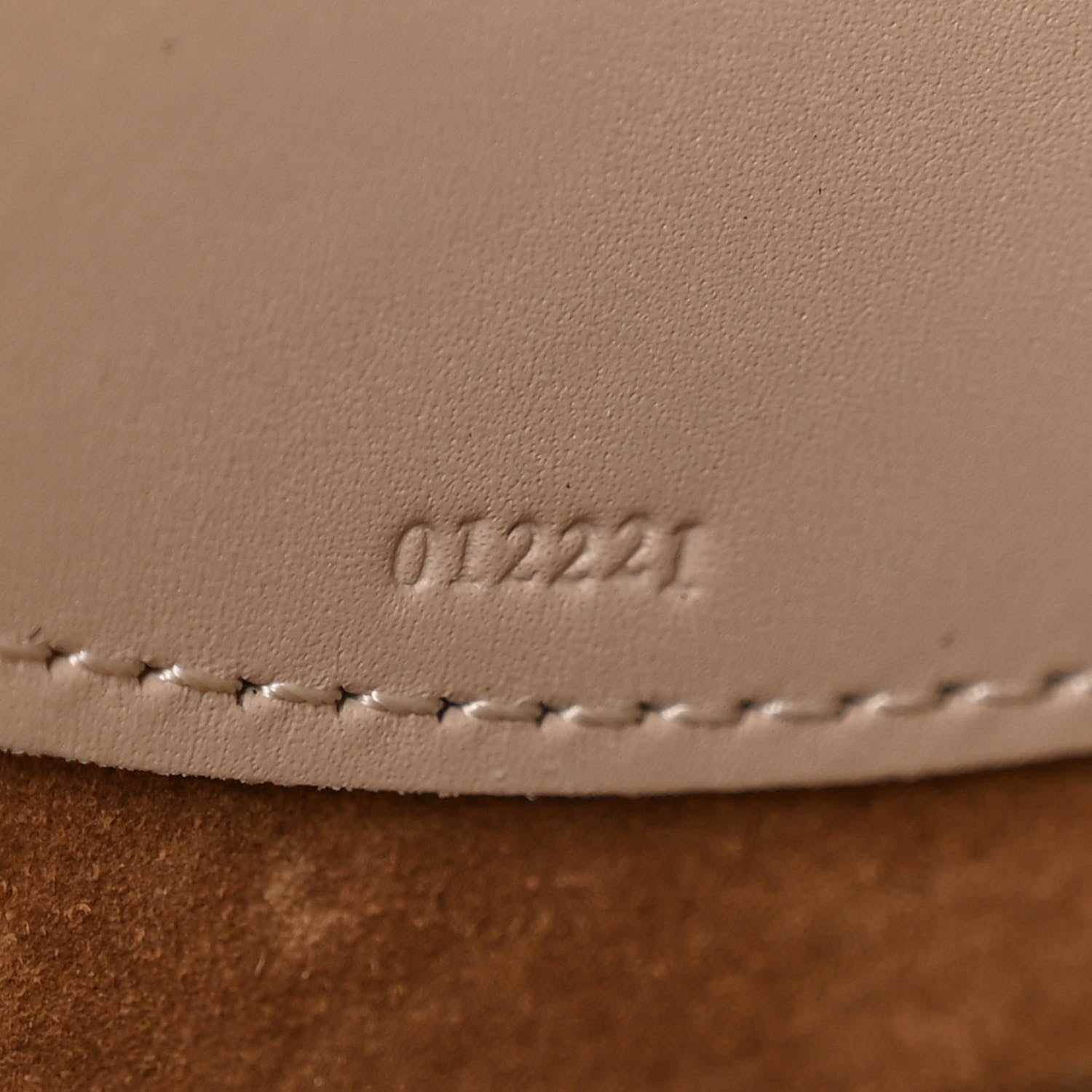 Loewe Satin Calfskin Jacquard Small Luna Bag Oat 7 of 10