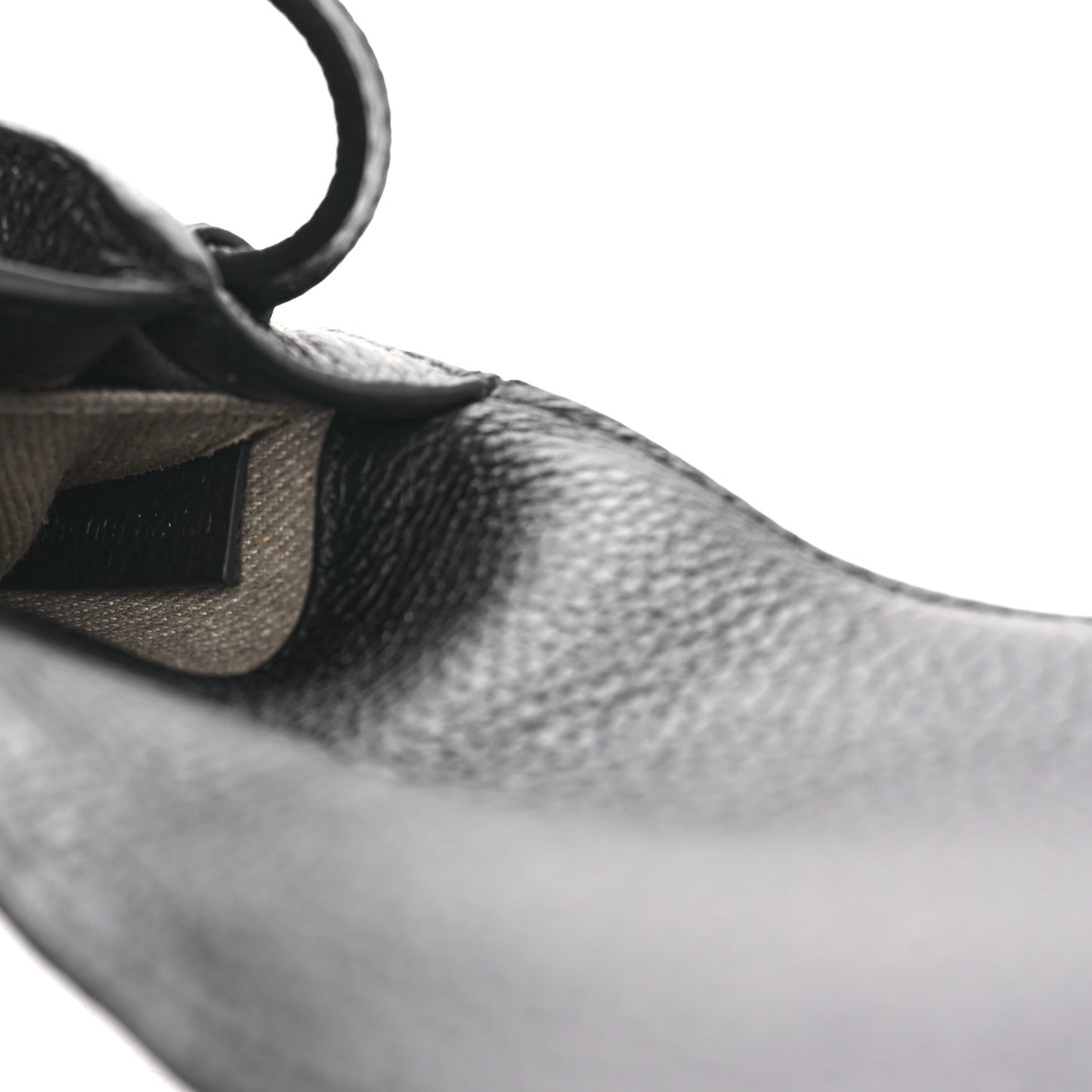 Calfskin Nano Marcie Saddle Bag Black